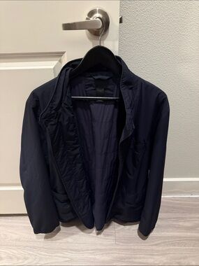Mango Men's black Lightweight Quilted-Panel Jacket